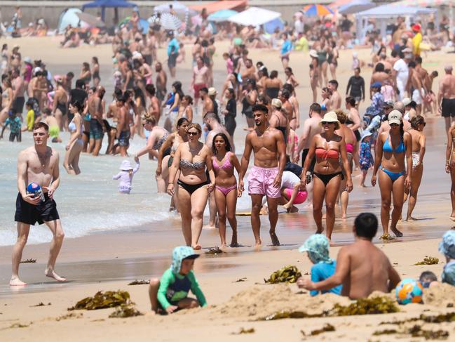 He was trying to get home after spending the day at Coogee Beach in Sydney on the Australia Day long weekend. Picture: NewsWire/Gaye Gerard