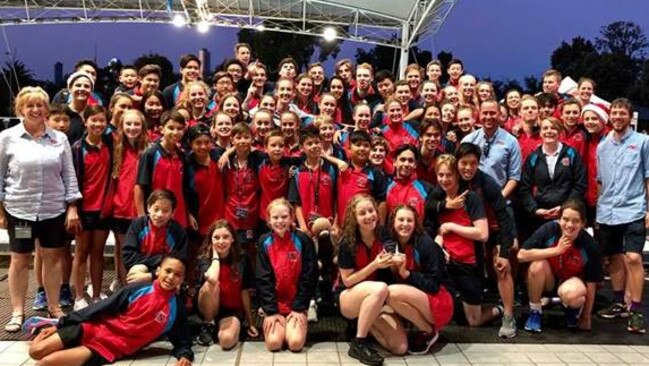 Nunawading swimmers at the Victorian Age Championships