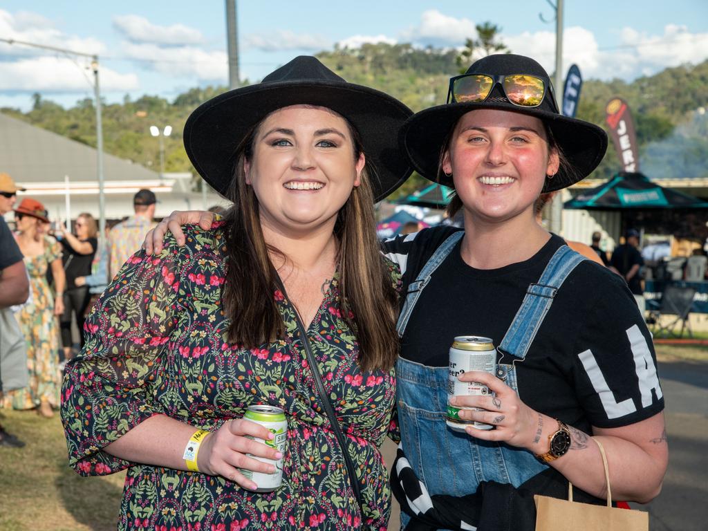 Katie Redman and Kianah Redman. Meatstock at the Toowoomba Showgrounds. April 14th, 2023