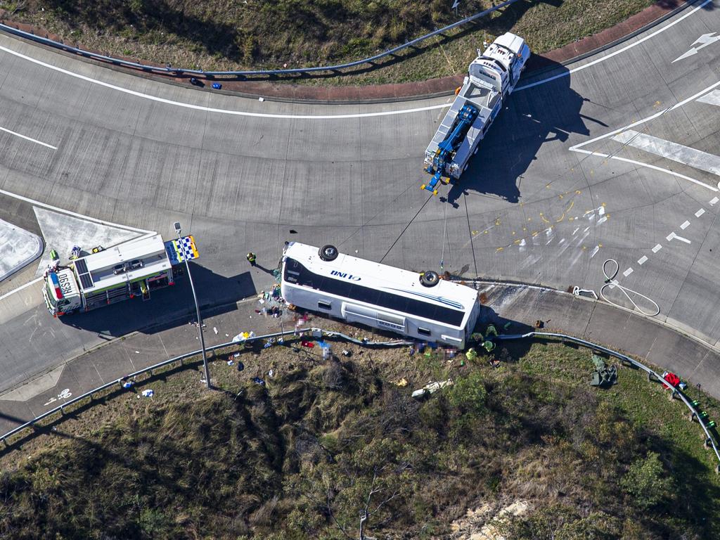 Ten people died in the horror crash. Picture: NCA NewsWire / Christian Gilles