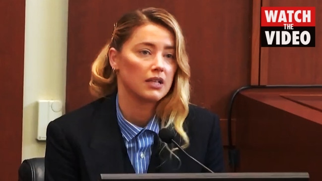 Emotional Amber Heard testifies