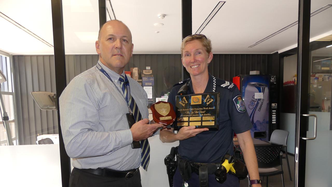 Acting Inspector Scott Stahlhut and Senior Constable Sam Giles. Photo: Holly Cormack.