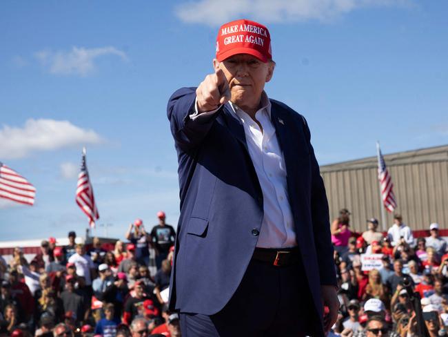 A recent poll has Donald Trump trailing Democratic nominee Vice President Kamala Harris in the battleground state of Wisconsin. Picture: Getty Images via AFP