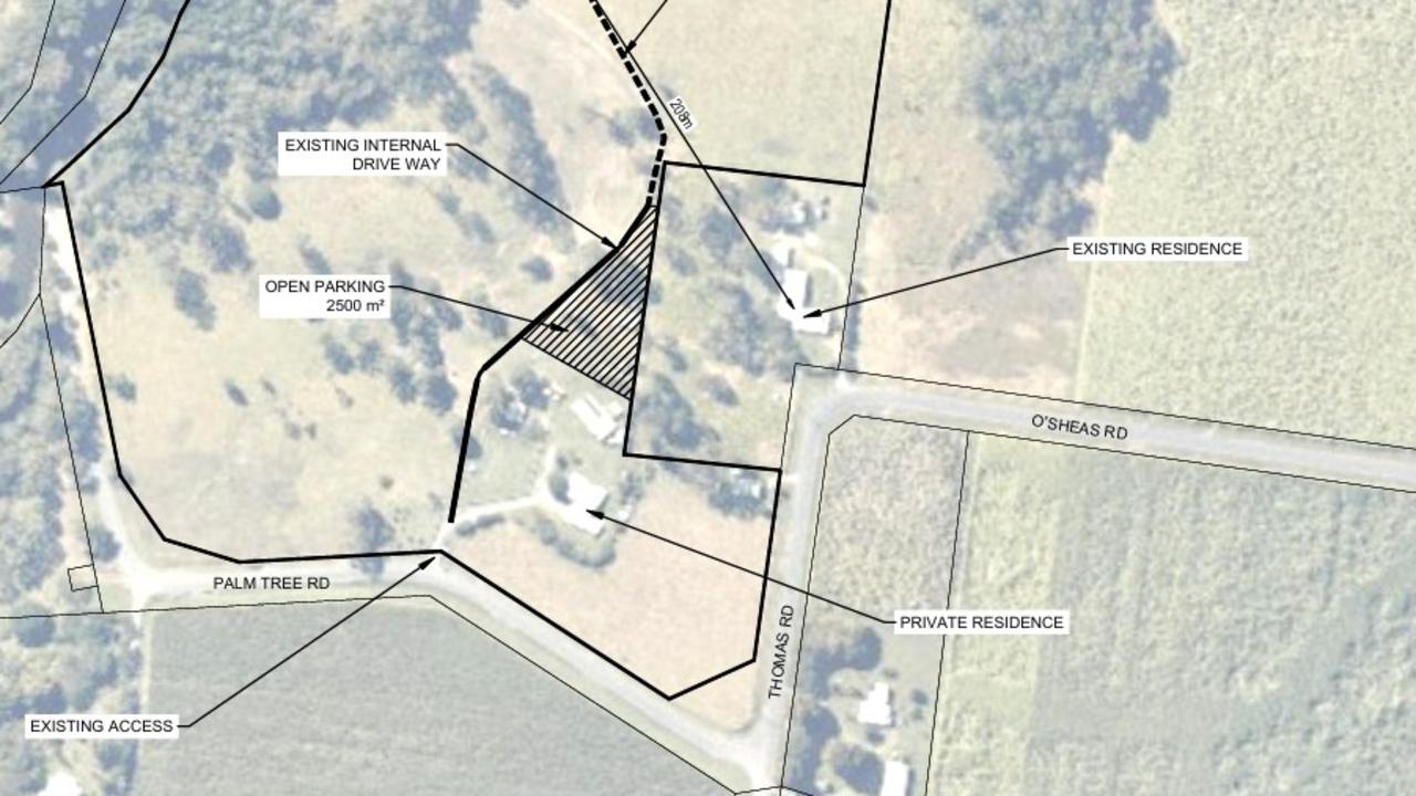 Karen and Garry Beckham have applied to Mackay Regional Council to host wedding ceremonies on their Homebush property at 255 Palm Tree Rd. Picture: Documents submitted to council