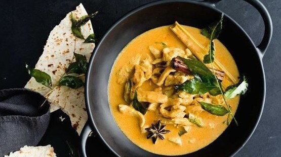 'Half the Time' dinner meal plan: Chicken coconut curry.