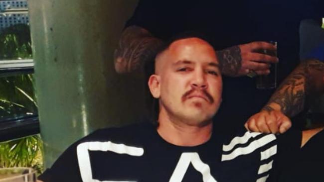 Mongols bikie Luke Owens, pictured, was charged over the December 2019 incident last month. Picture: Supplied