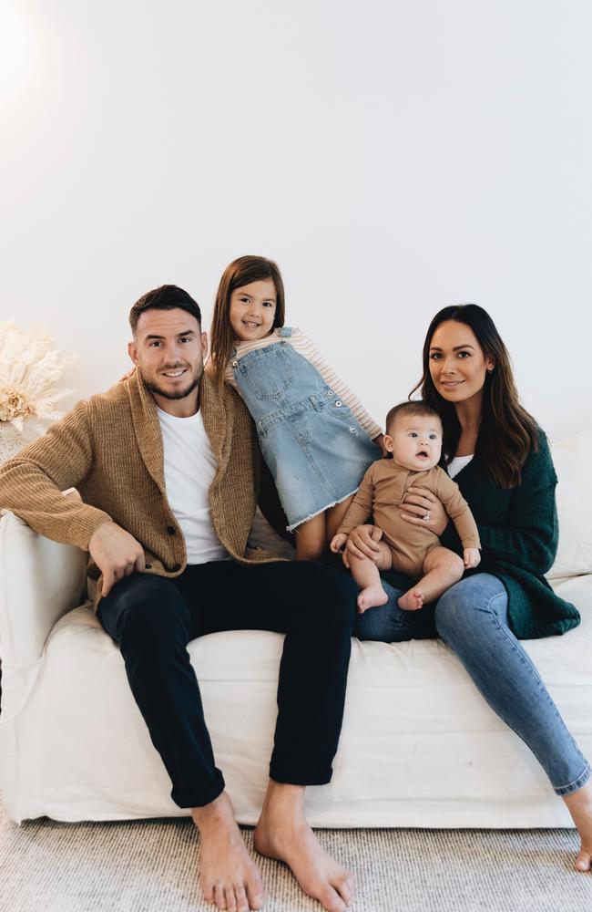 Darius and Kayla Boyd with children Romi and Willow.