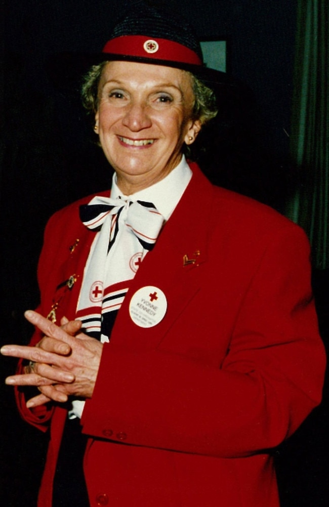 Yvonne Kennedy worked as a volunteer and staff member for the Red Cross for more than 30 years.