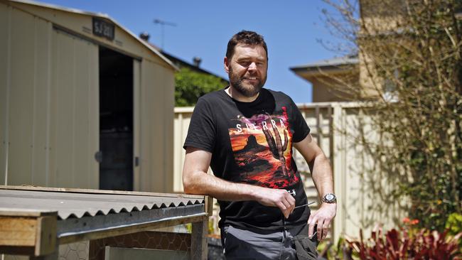 Camden South resident Charles Ganer pays less rates. His property is the boundary of two shires. Picture: Sam Ruttyn