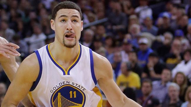 Klay Thompson #11 of the Golden State Warriors.