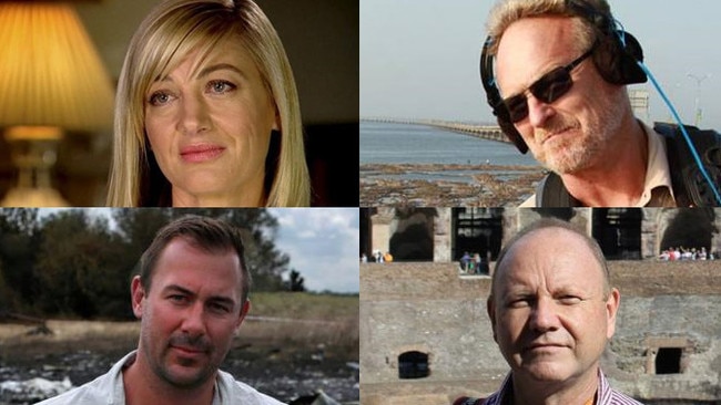 Clockwise from top left: Tara Brown, David “Tangles” Ballment, Stephen Rice and Ben Williamson.