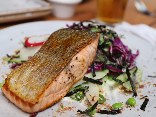 Pan fried salmon. Picture: Jenifer Jagielski