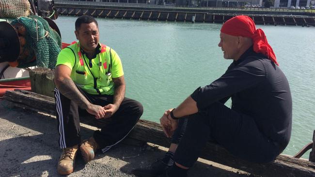 Peter FitzSimons speaks with deportee Ko Happu in New Zealand for Foreign Correspondent. Source: ABC