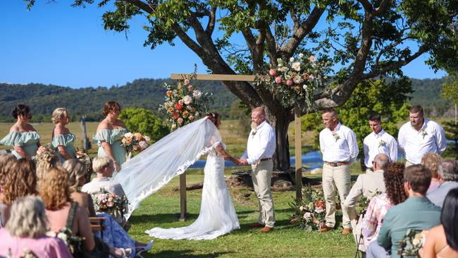 Tammy and Mick Flux getting married. Picture - contributed.