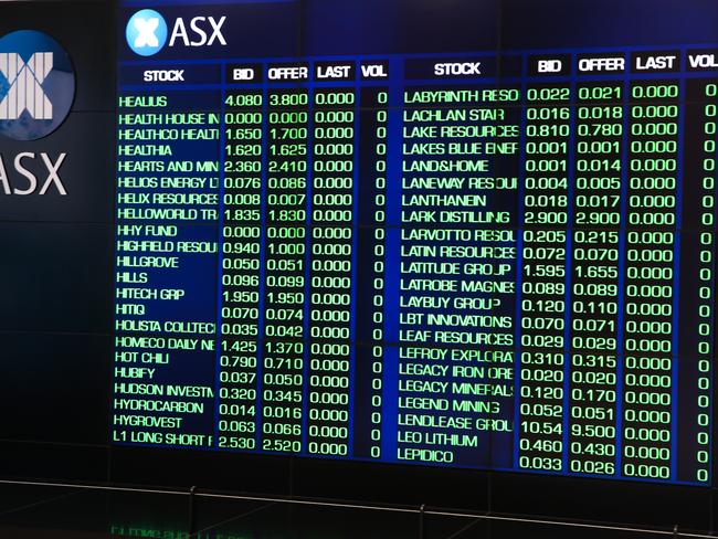 SYDNEY, AUSTRALIA - Newswire Photos August 03, 2022: A general view of the ASX in Sydney today as inflation rises. Picture: NCA Newswire /Gaye Gerard