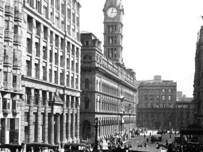 GPO in Martin Place, Sydney in 1910. Picture: Supplied