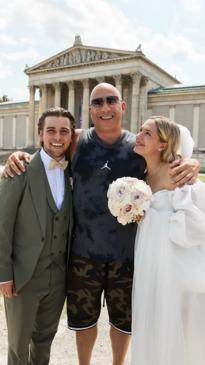 Vin Diesel crashes newlyweds wedding photos