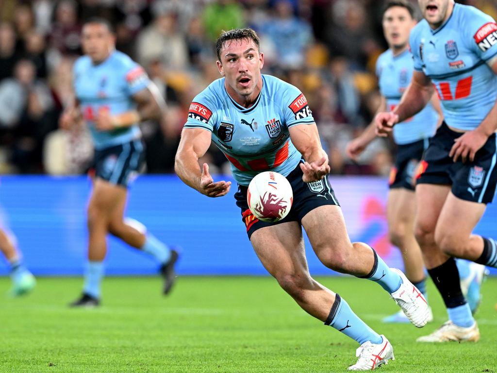 Reece Robson held his own in his State of Origin debut. Picture: Getty