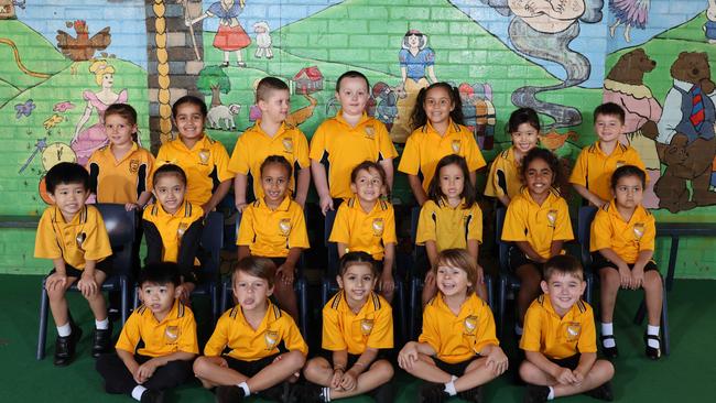 My First Year: Labrador State School Prep N. Back row: Amina, Gurman, Zaim, Koby, Mila, Akari, Leo. Middle row: Samuel, Ashneet, Monica, Mackenzie, Taylor, Kassidy, Xaria. Front row: Zach, Theodore, Rozlyn, Asher, Mason Picture: Glenn Hampson.