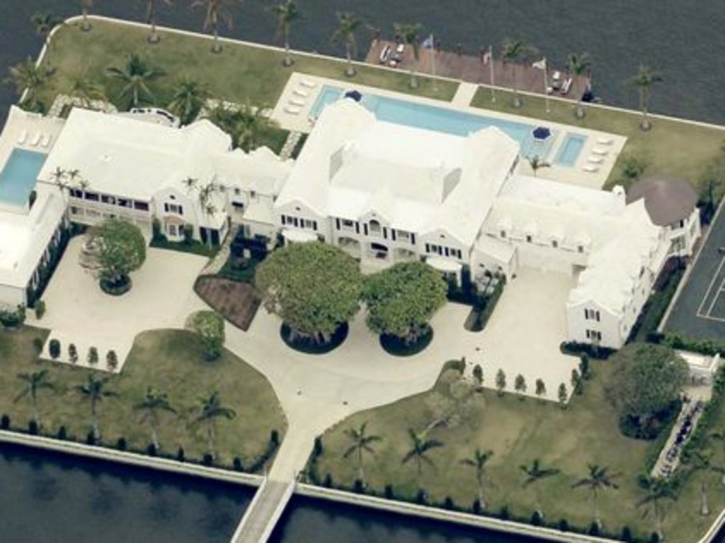 Michael Dorrell has paid $US150 million ($A235m) for Palm Beach’s Tarpon Island. Picture: Eagleview