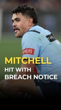 NRL hits Mitchell with breach notice