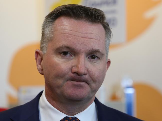 Shadow treasurer Chris Bowen, said independent analysis had found 80 per cent of the benefit from franking credit cash refunds went to the wealthiest 20 per cent of retirees. Picture: Kym Smith