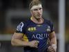 David Pocock of the Brumbies reacts during the Round 1 Super Rugby match between the ACT Brumbies and the Wellington Hurricanes at GIO Stadium in Canberra, Friday, Feb. 26, 2016. (AAP Image/Lukas Coch) NO ARCHIVING, EDITORIAL USE ONLY