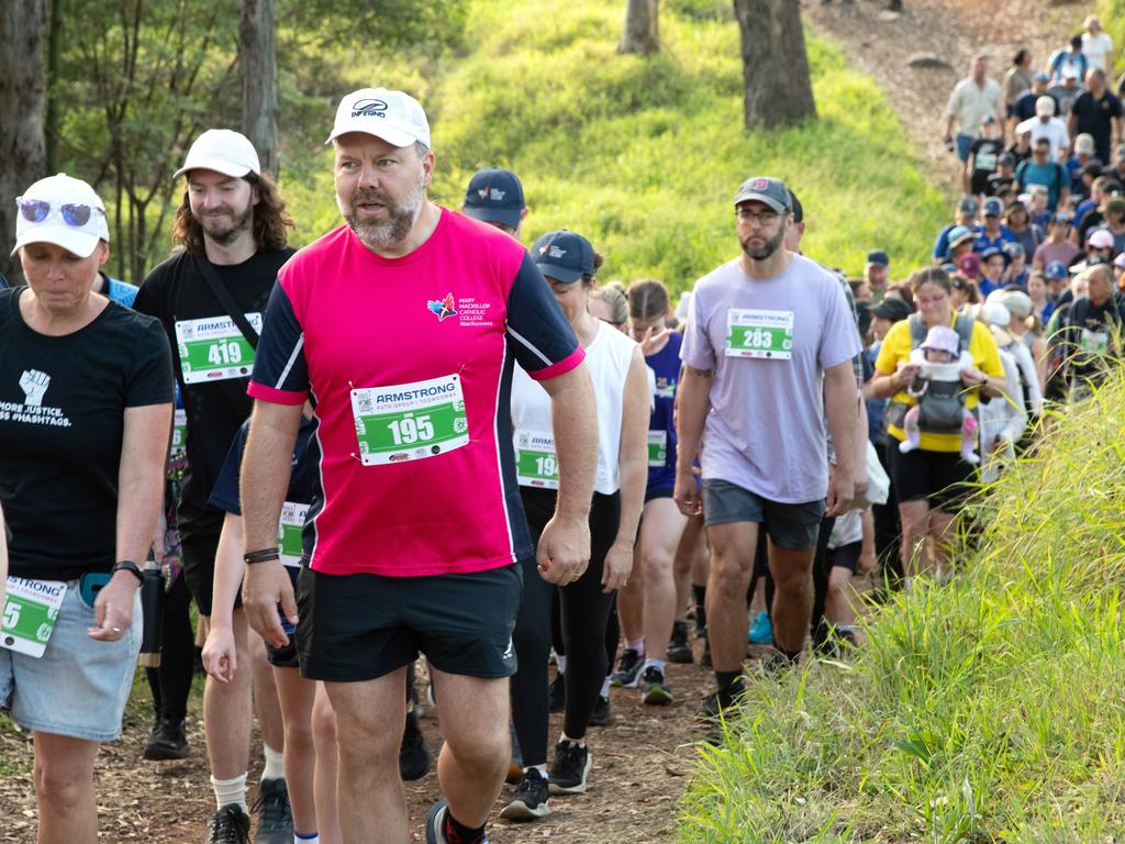 Start of the 5km Hike for Homeless. The Base Services, Hike for Homeless held at Jubilee Park. October 19th, 2024