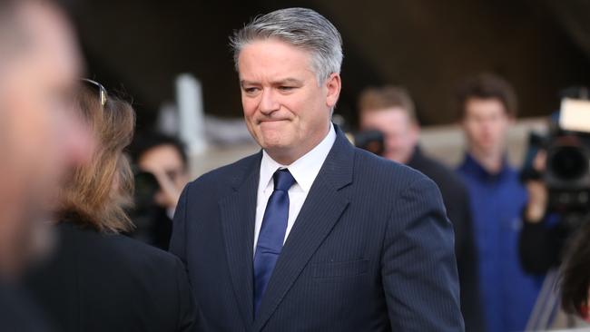 Retiring West Australian senator Mathias Cormann. Picture: Richard Dobson