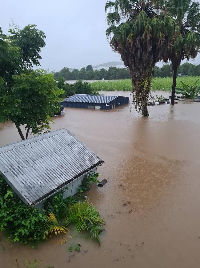 Floodwaters in Murwillumbah. Picture: Facebook