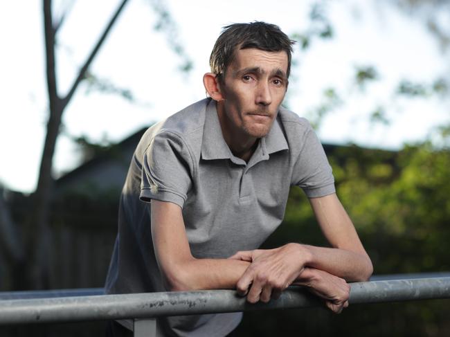 Anthony White, 36, needs a double lung transplant after being diagnosed with silicosis. Picture by Luke Marsden.