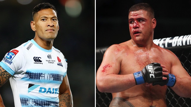 Tai Tuivasa had some choice words for Israel Folau. Picture: Sam Ruttyn