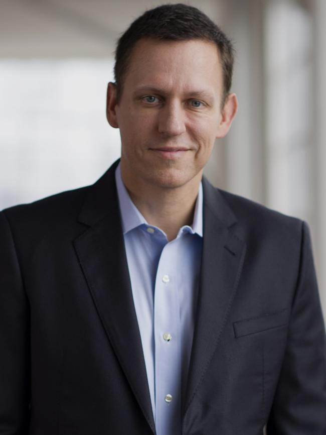 PayPal co-founder Peter Thiel. Picture: David Paul Morris