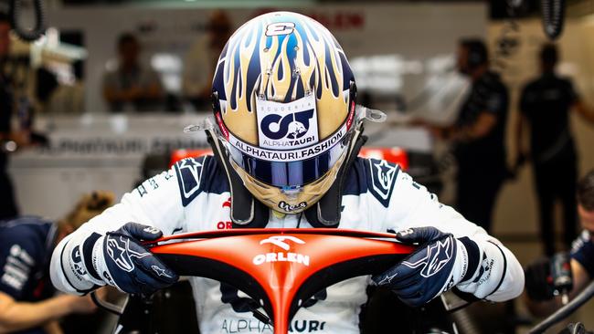 Daniel Ricciardo of Australia and Scuderia AlphaTauri during qualifying ahead of the F1 Grand Prix of Abu Dhabi at Yas Marina Circuit on November 25, 2023 in Abu Dhabi. (Photo by Peter Fox/Getty Images)