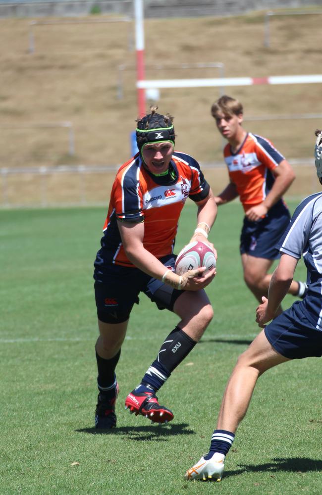Emerging Reds Cup day 1 action between SEQ and Brisbane Grey in the Under 15s.