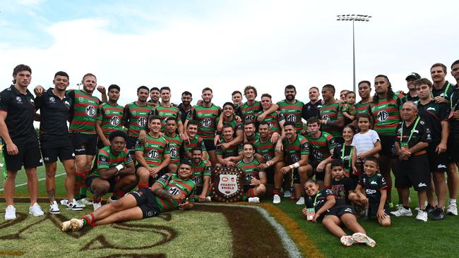 The Charity Shield won't be the last trophy collected by the Rabbitohs in 2023, writes Brent Read. Picture: NRL Imagery