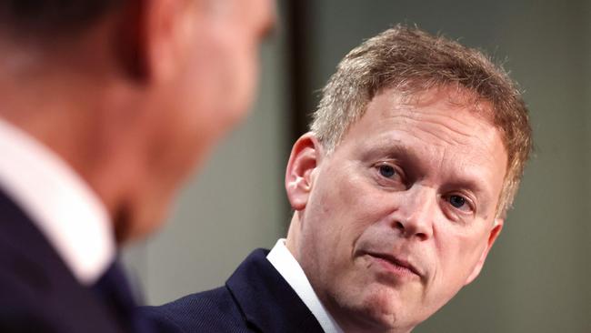 Britain's Secretary of State for Defence Grant Shapps. Picture: AFP