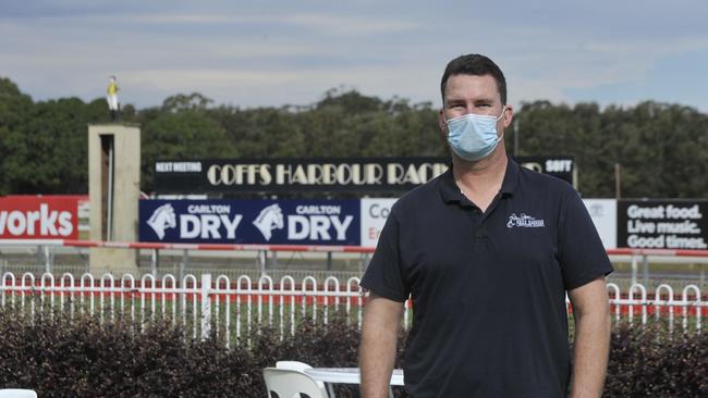 Coffs Harbour Racing Club CEO Tim Saladine. The 2021 Coffs Cup will be awash with surgical masks as the club puts on a Covidsafe event for the 2500 punters. Photo: Tim Jarrett / Coffs Coast Advocate