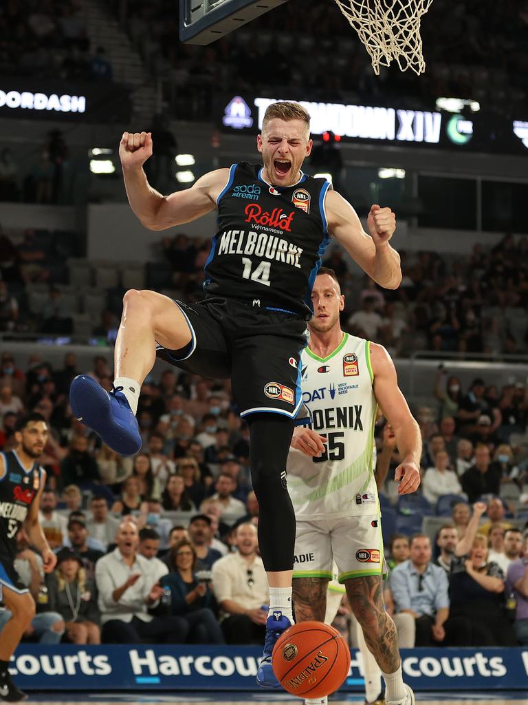 The roar after the jam. Picture: Getty Images