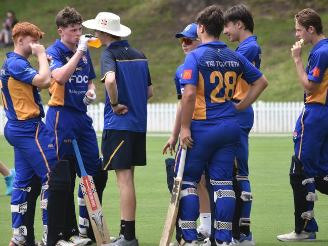 Sydney Uni players at drinks. Picture: Sean Teuma