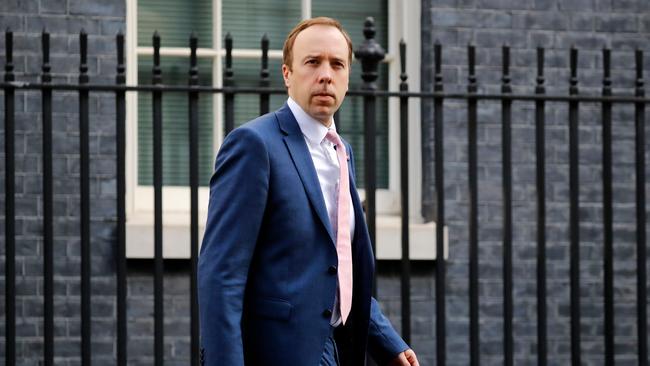 Britain's Health Secretary Matt Hancock has repeatedly called on players to take wage cuts.