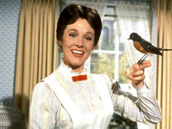 Julie Andrews won an Oscar for her portrayal of Mary Poppins.