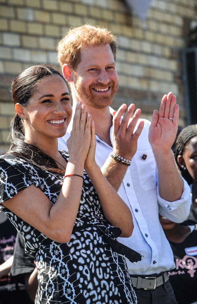 September 23, 2019: Prince Harry, Duke of Sussex and Meghan, Duchess of Sussex arrive to visit the 