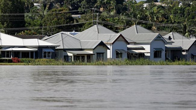 Heavy rains has caused massive flooding in the northern rivers area of NSW with many low lying towns like Lismore, Grafton and Maclean experiencing near record river levels. Picture: Toby Zerna