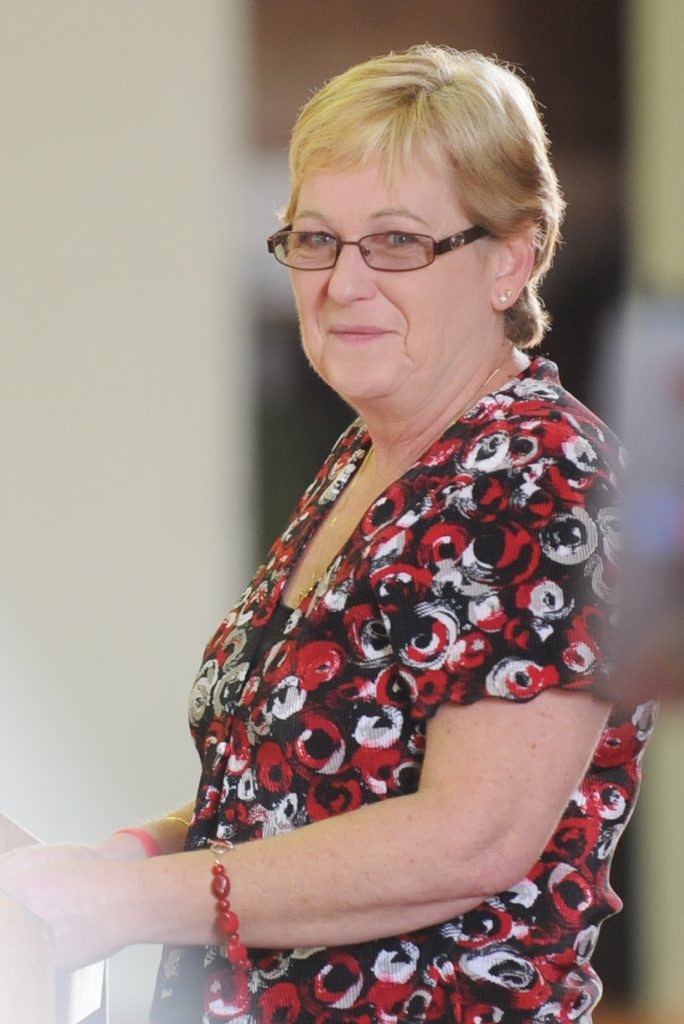 Denise Morcombe at Chanel College, Gladstone on their state-wide tour. . Picture: Brenda Strong