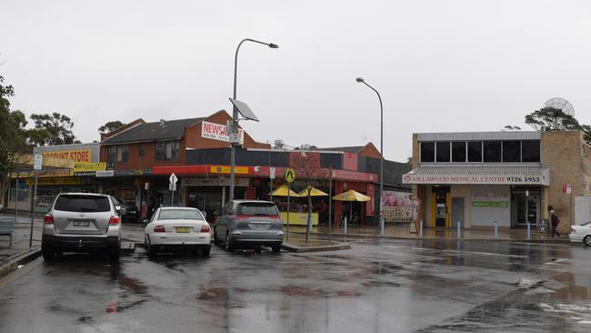 A photo of the Villawood town centre.