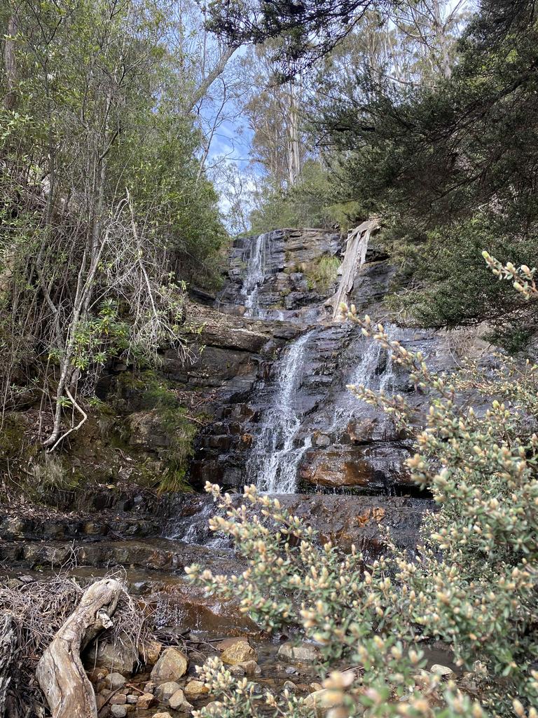 Readers picture for Your Focus on Tasmania. New Town Falls kunanyi/ Mount Wellington. Picture: Liz Osborne ***ONE TIME USE ONLY****