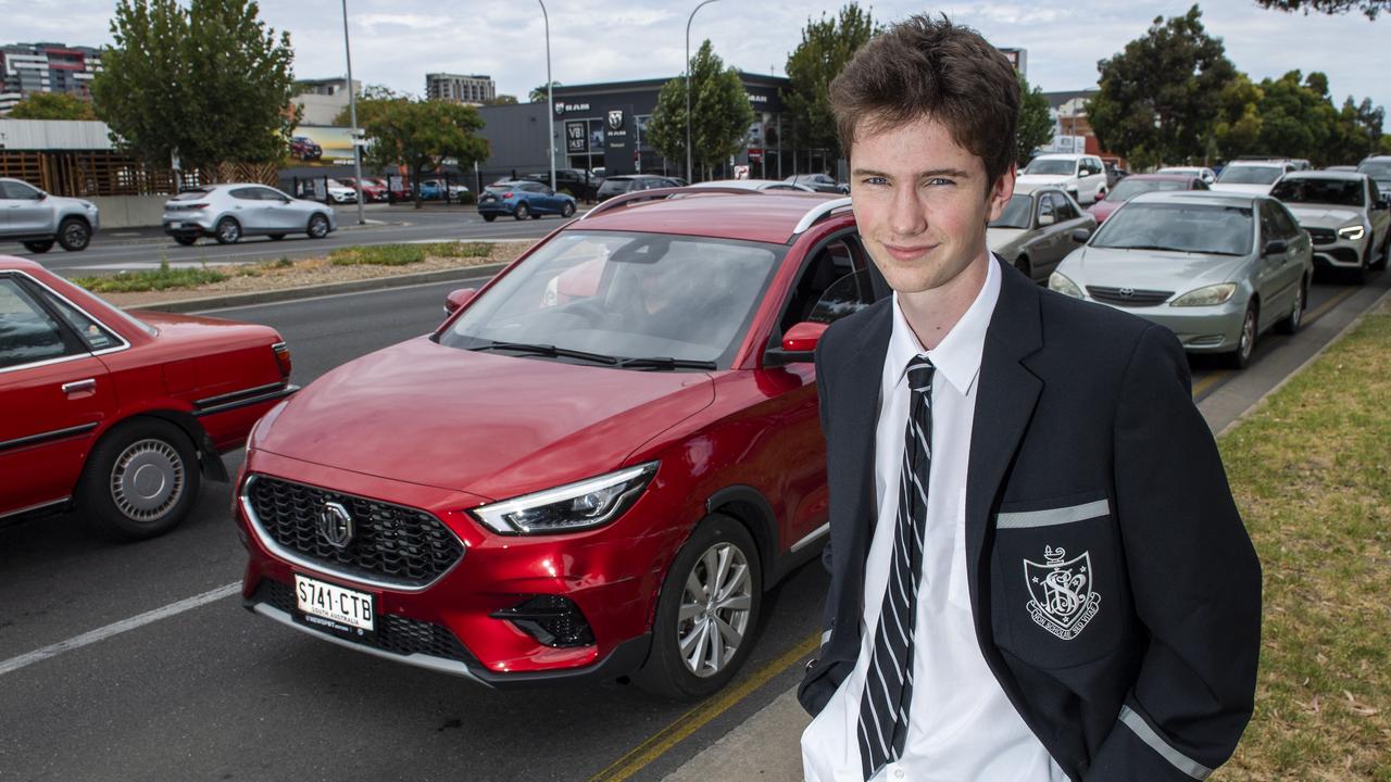 Adelaide High School Year 11 student and Teen parliament hopeful Lachlan Duggan wants to harness SA's coastline to produce biofuel from seaweed. Picture Mark Brake