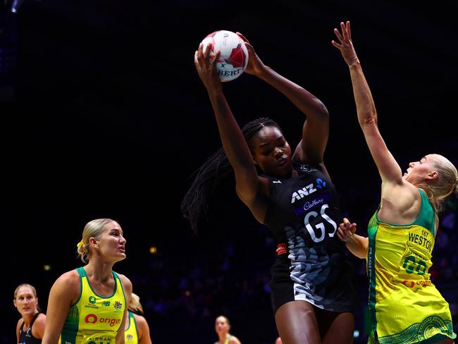 Grace Nweke has over 30 caps for the Silver Ferns. Picture: Getty Images