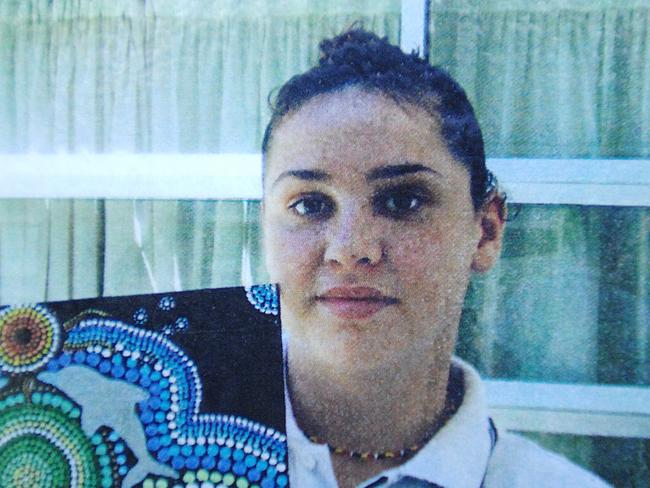 Missing Grafton girl Jasmine Morris, 19, aka Jasmine Moore, pictured here at a Sydney school she attended for a short time.